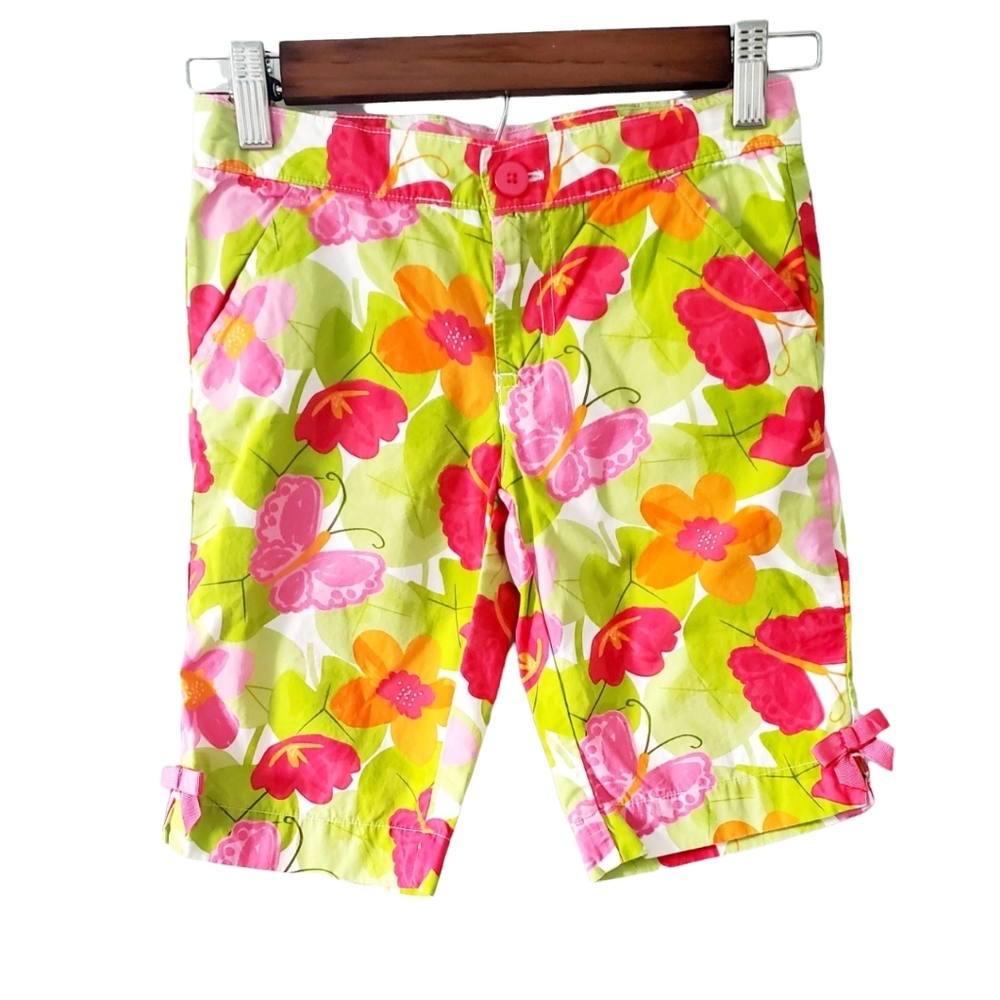 Crazy 8 Brightly Colored Floral Summer Pants Size 8